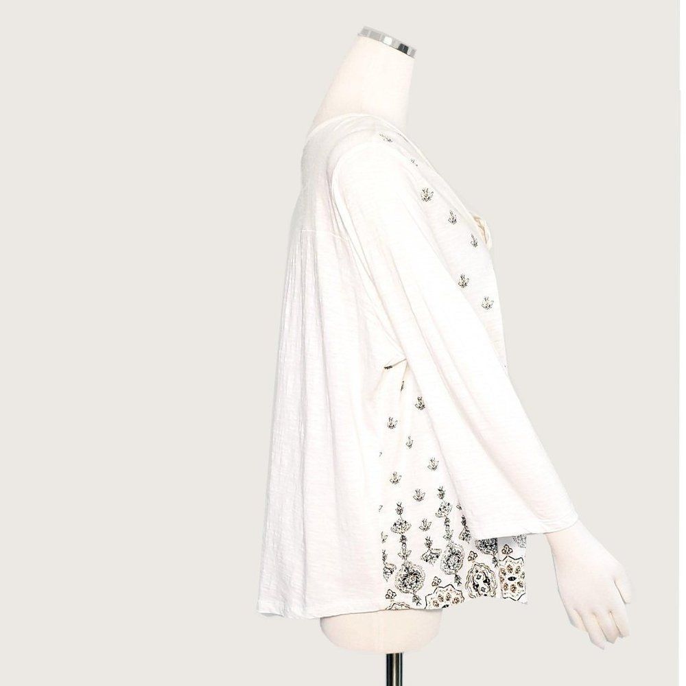 ** Basic Editions Textured Top - Picture 2 of 5